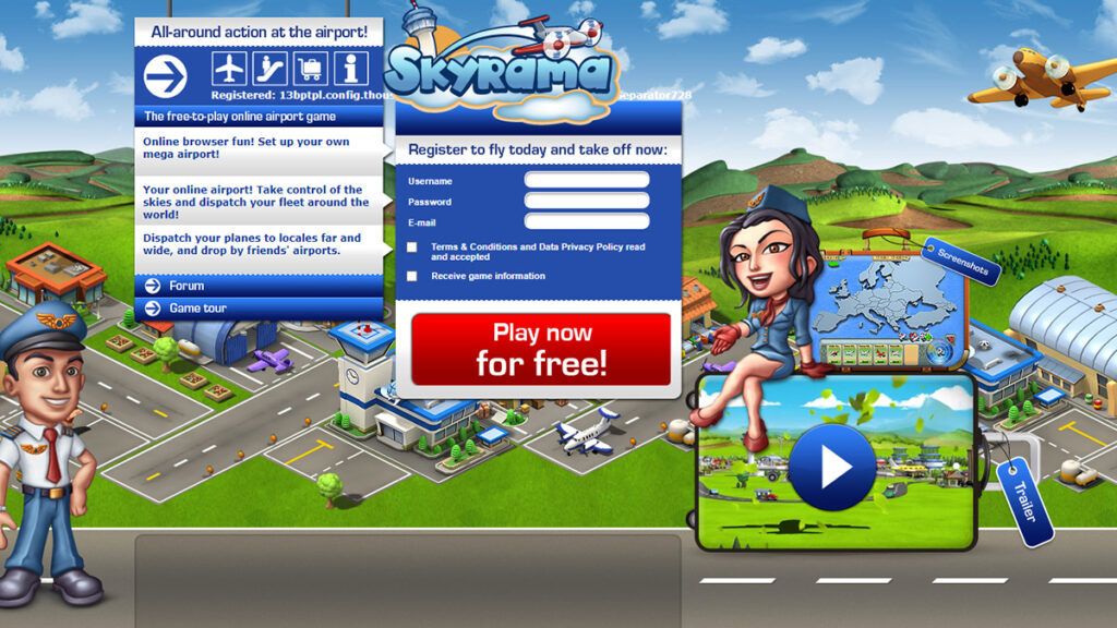 Skyrama: The Ultimate Airport Management Browser Game